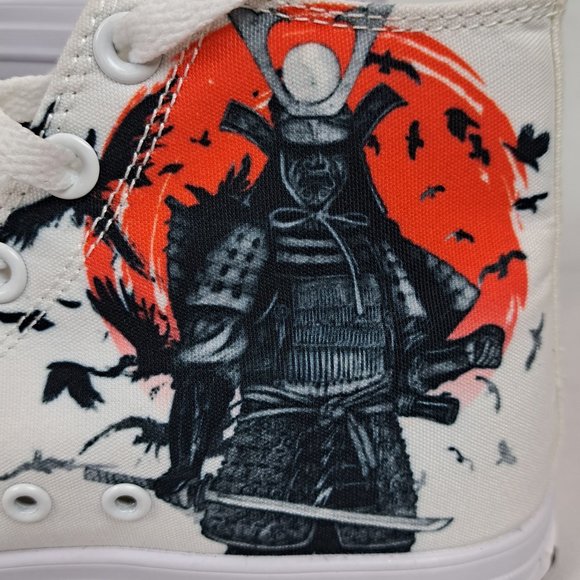 Raad Shop Samurai and Raven High Top Sneakers Unisex 7 mens 8.5 womens - Picture 5 of 16